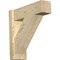 Ekena Millwork Traditional Block Rough Sawn Outlooker, Douglas Fir, 6"W x 18"D x 18"H OUT06X18X18TRA05RDF - alternate 1